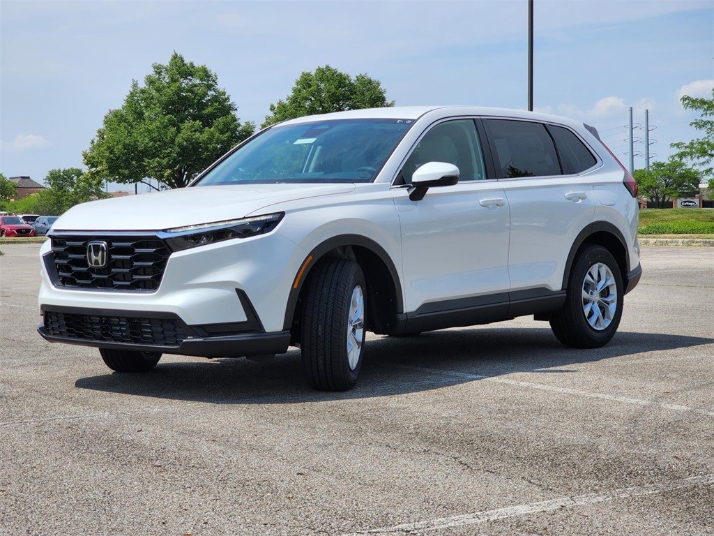 New, 2025 Honda CR-V LX, White, H250166-8