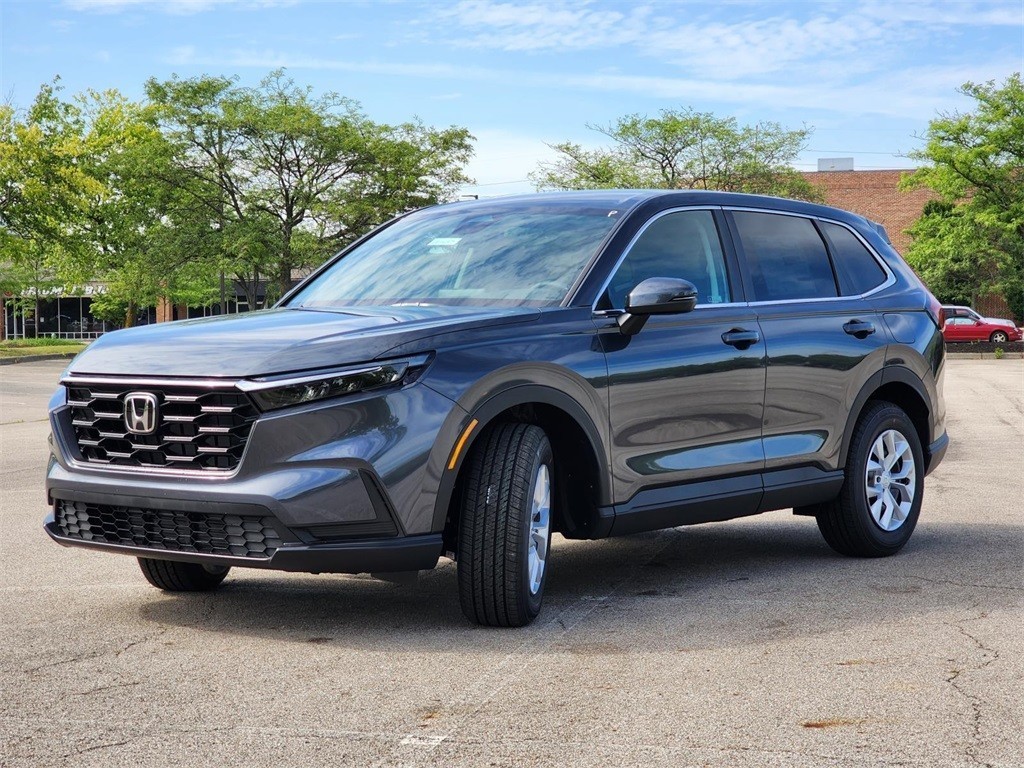 New, 2025 Honda CR-V LX, Gray, H250233-8