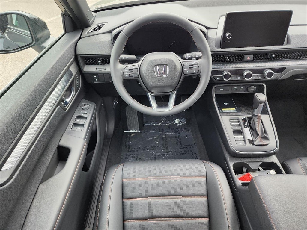 New, 2025 Honda CR-V Hybrid Sport-L, Gray, H250130-24