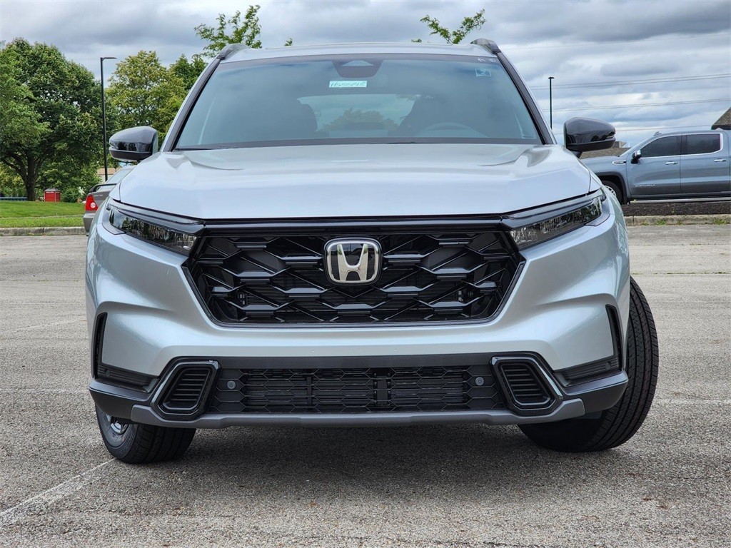 New, 2025 Honda CR-V Hybrid Sport-L, Silver, H250145-10