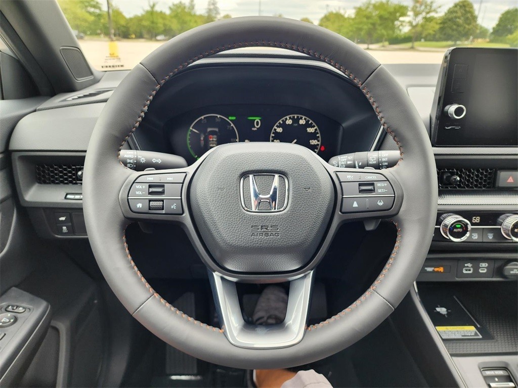 New, 2025 Honda CR-V Hybrid Sport-L, Silver, H250145-25