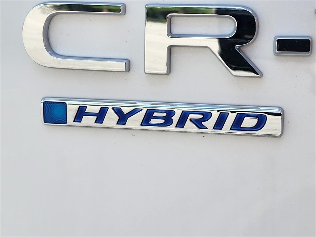 New, 2025 Honda CR-V Hybrid Sport-L, White, H250168-9