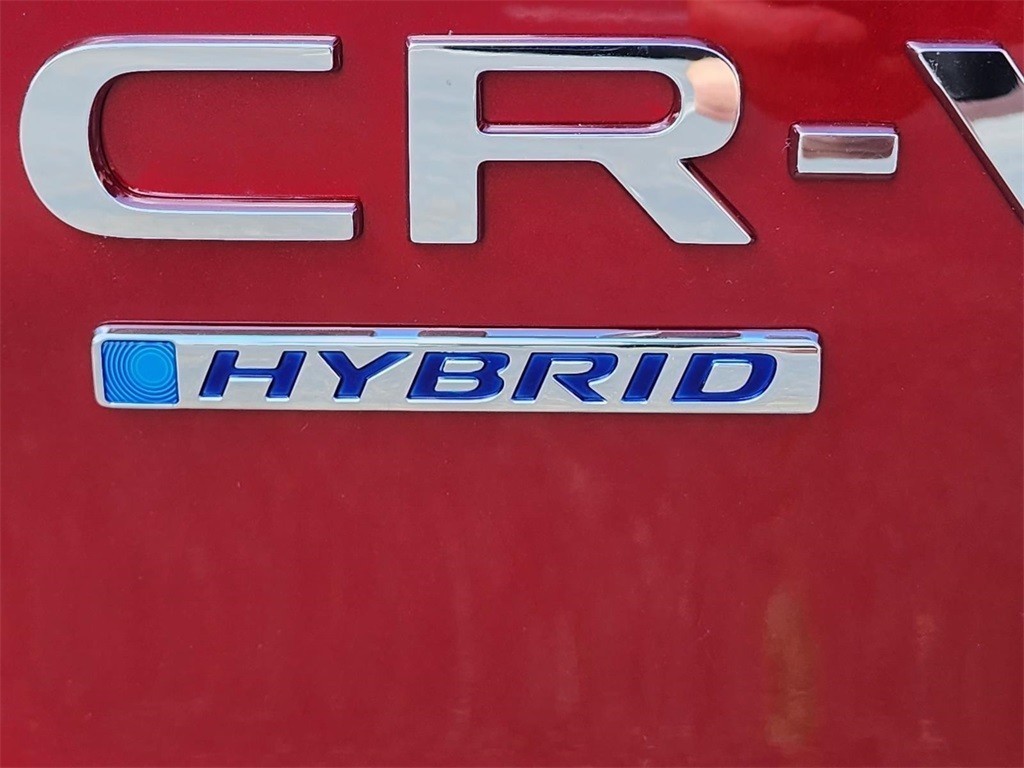 New, 2025 Honda CR-V Hybrid Sport, Red, H250183-8