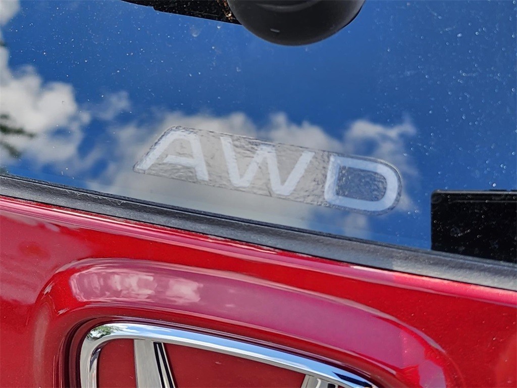 New, 2025 Honda CR-V Hybrid Sport, Red, H250183-9