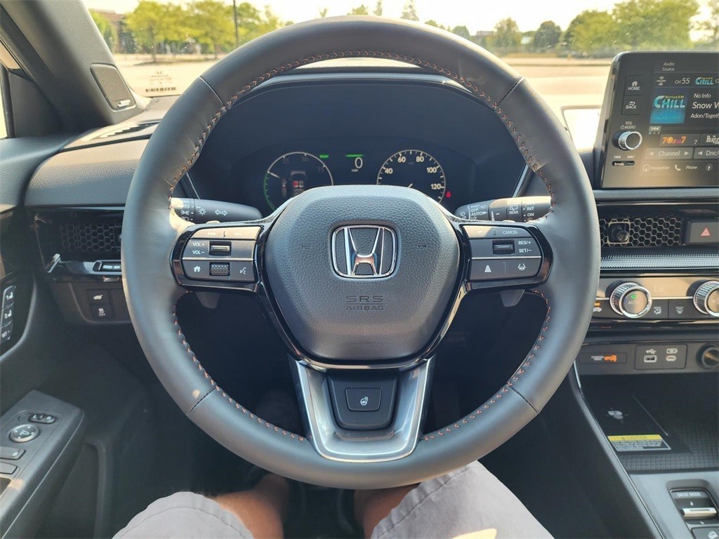 New, 2025 Honda CR-V Hybrid Sport Touring, Black, H250192-28