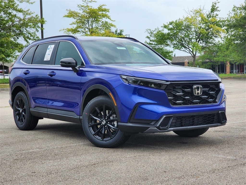 New, 2025 Honda CR-V Hybrid Sport, Blue, H250226-2