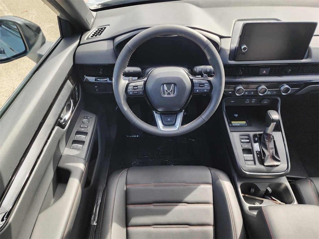 New, 2025 Honda CR-V Hybrid Sport Touring, Silver, H250228-29