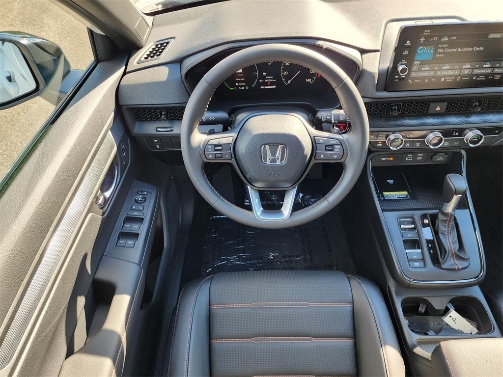 New, 2025 Honda CR-V Hybrid Sport-L, White, H250238-26