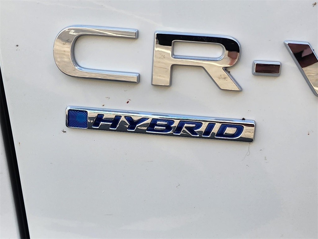 New, 2025 Honda CR-V Hybrid Sport-L, White, H250238-9