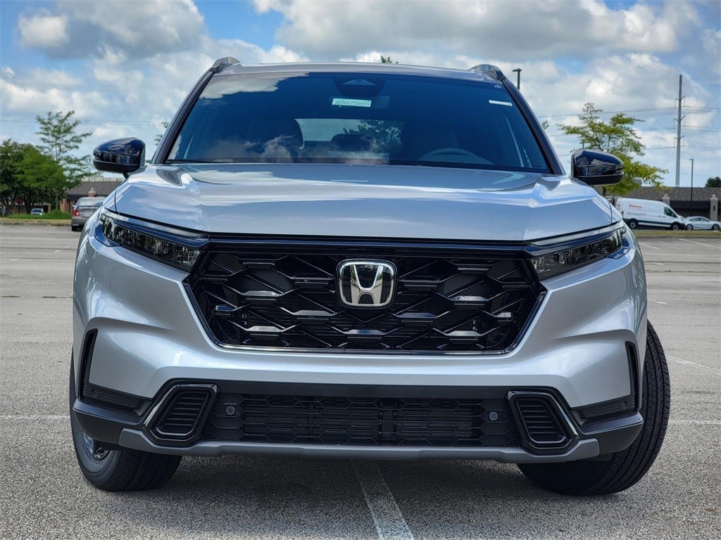 New, 2025 Honda CR-V Hybrid Sport-L, Silver, H250240-13