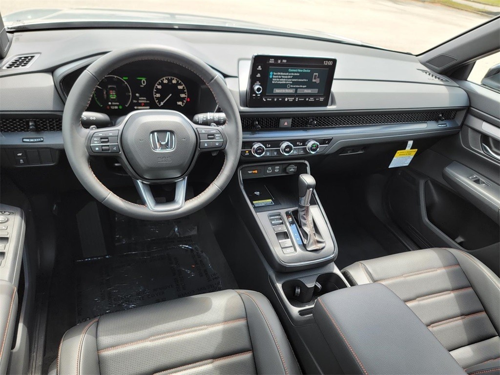 New, 2025 Honda CR-V Hybrid Sport-L, Silver, H250240-25