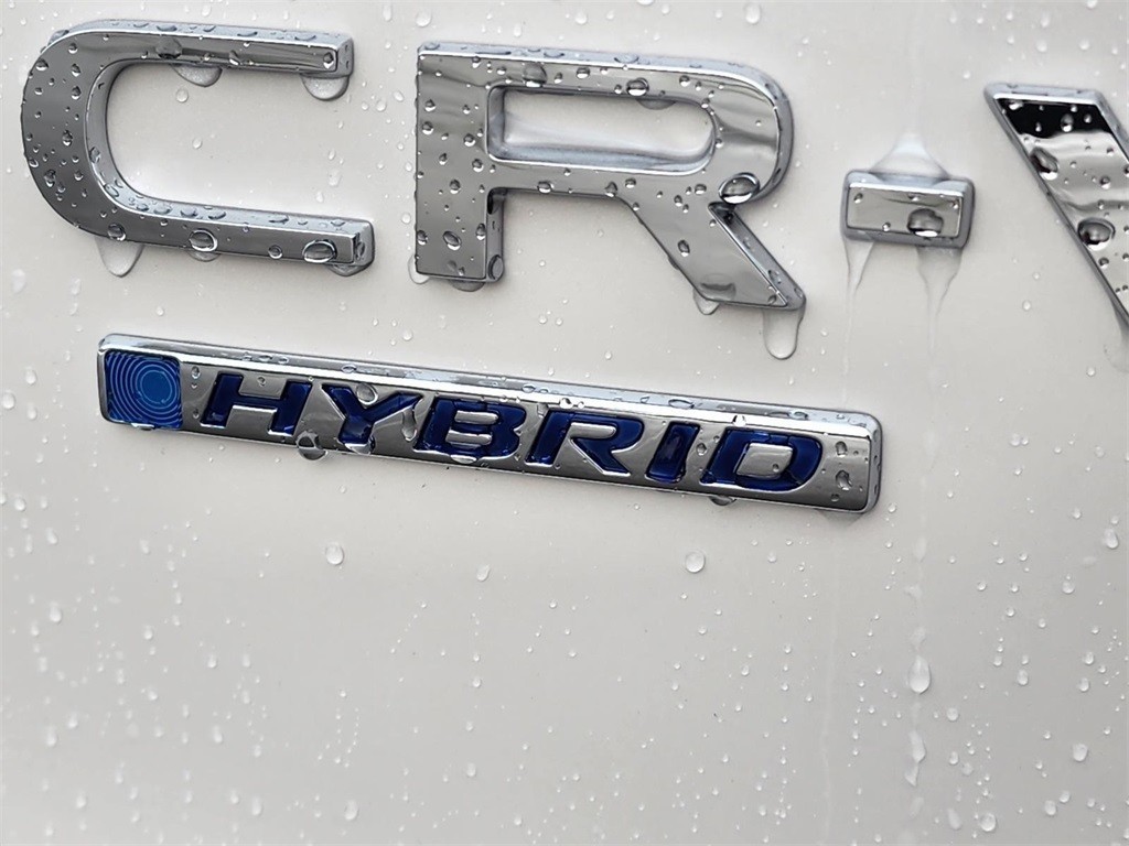 New, 2025 Honda CR-V Hybrid Sport Touring, White, H250245-14