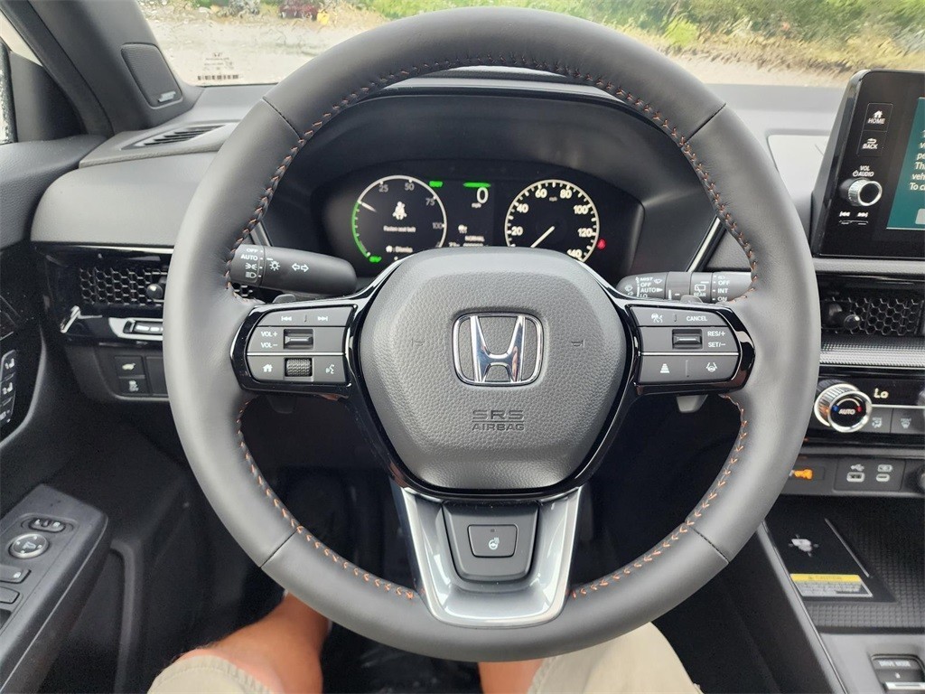 New, 2025 Honda CR-V Hybrid Sport Touring, White, H250245-30