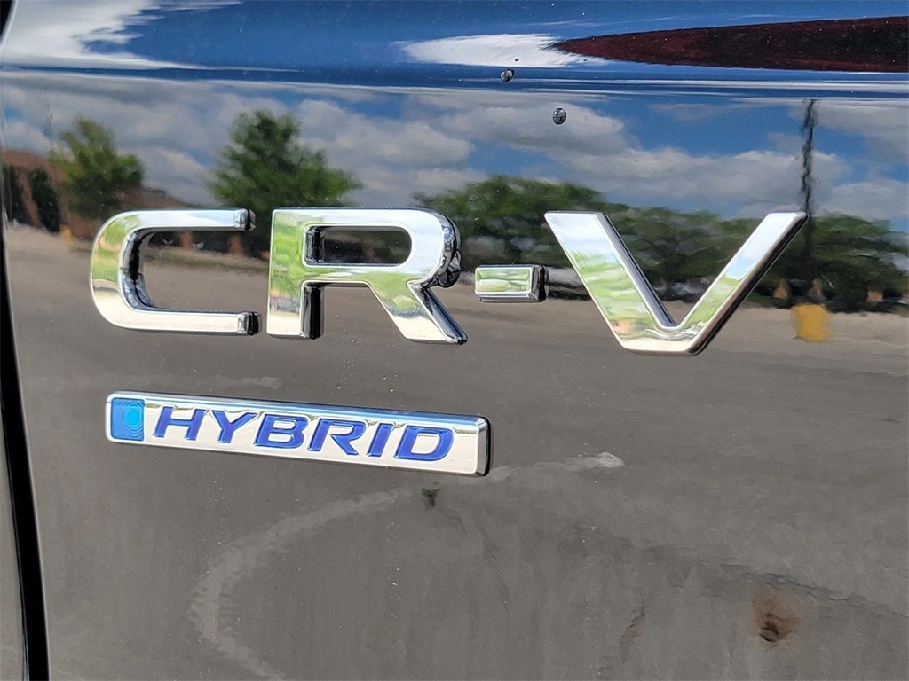 New, 2025 Honda CR-V Hybrid Sport-L, Black, H250257-10