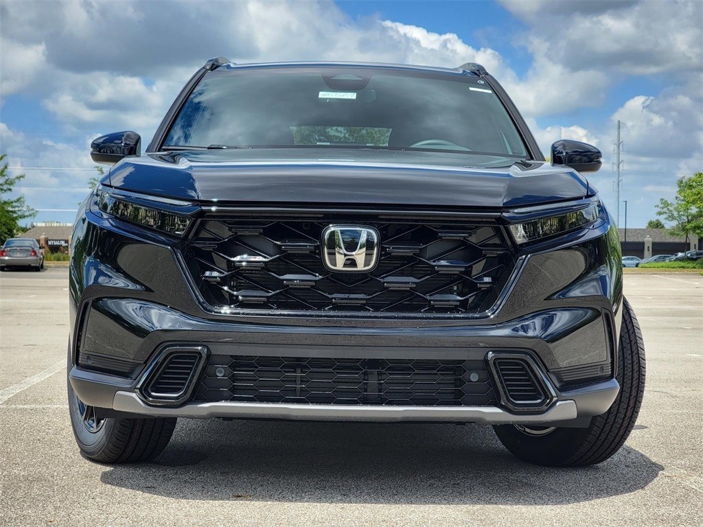 New, 2025 Honda CR-V Hybrid Sport-L, Black, H250257-12