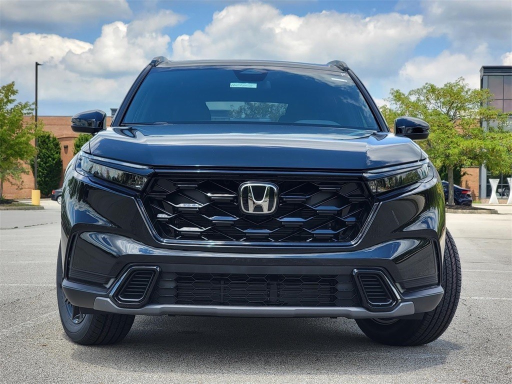 New, 2025 Honda CR-V Hybrid Sport, Black, H250258-13