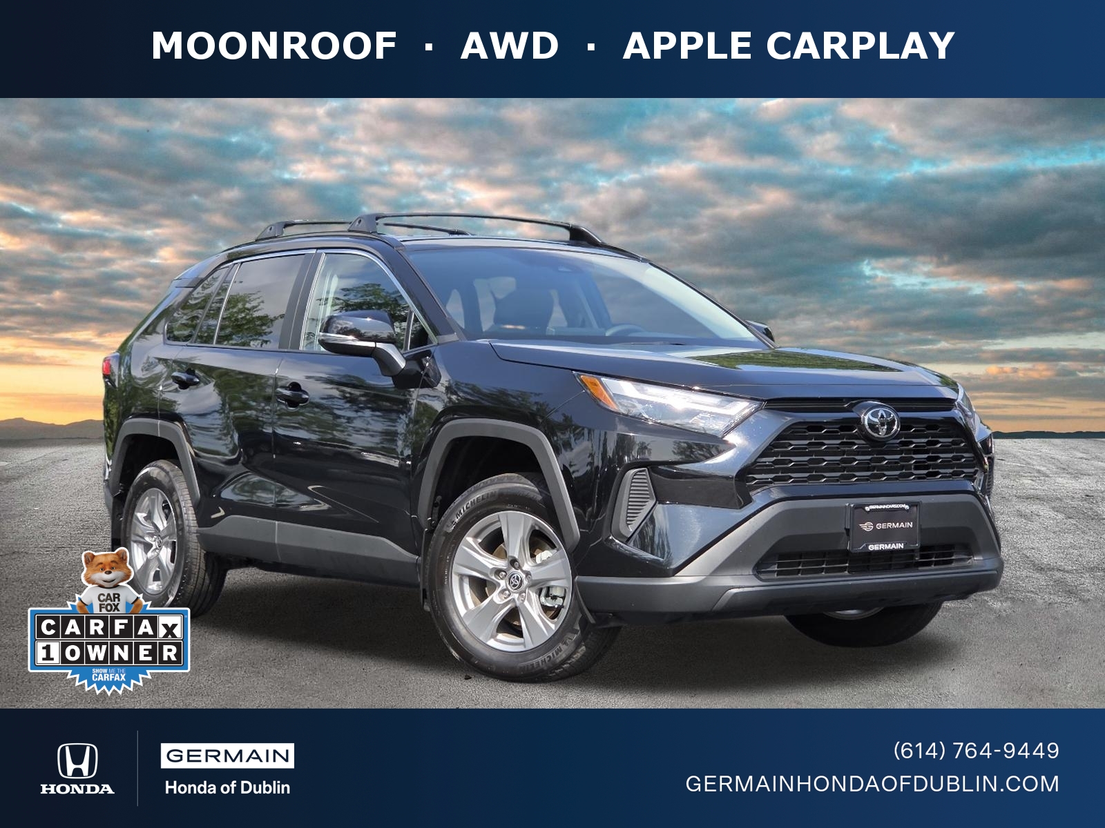 Midnight Black Metallic 2025 Toyota RAV4 SUV / Crossover All-Wheel Drive 8-Speed Automatic