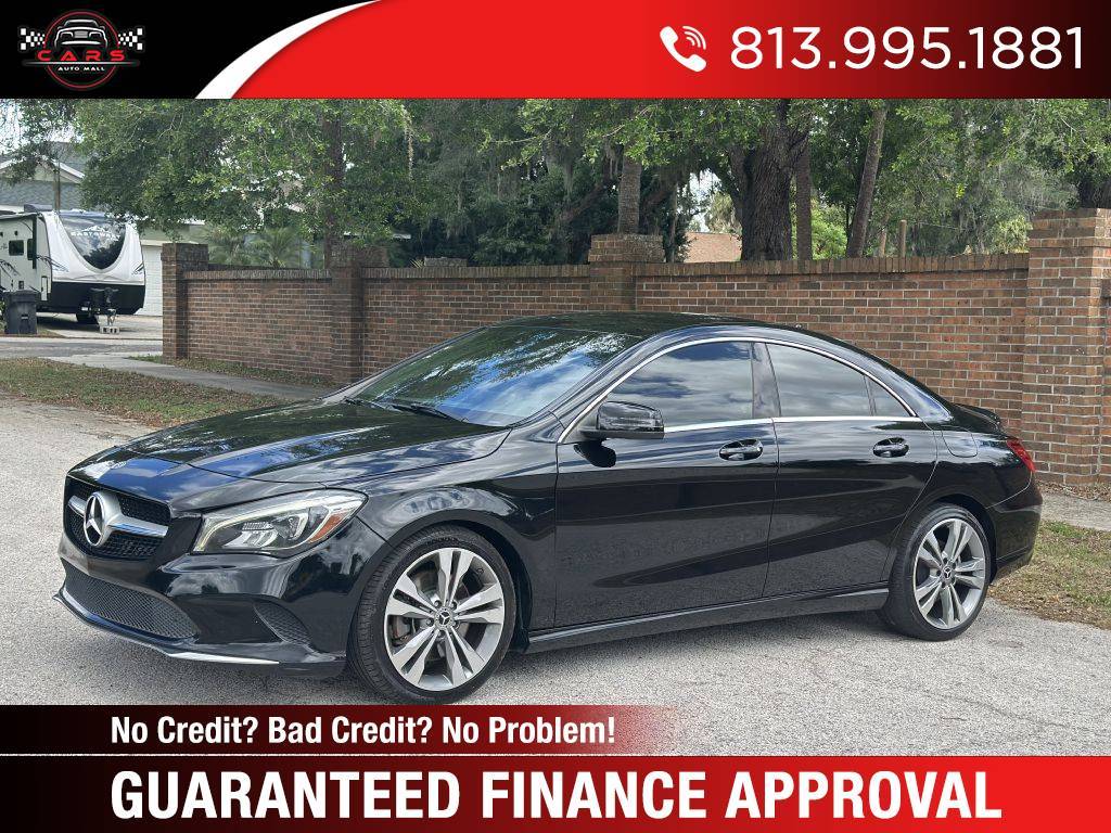 Black 2019 Mercedes-Benz CLA 250 FWD Coupe Front-Wheel Drive 7-Speed Automatic