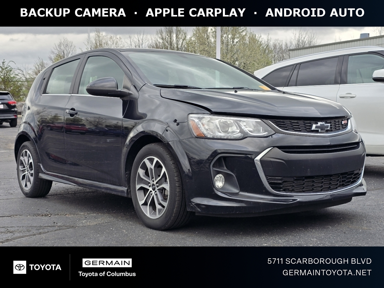 Mosaic Black Metallic 2020 Chevrolet Sonic LT Hatchback FWD Hatchback Front-Wheel Drive 6-Speed Automatic