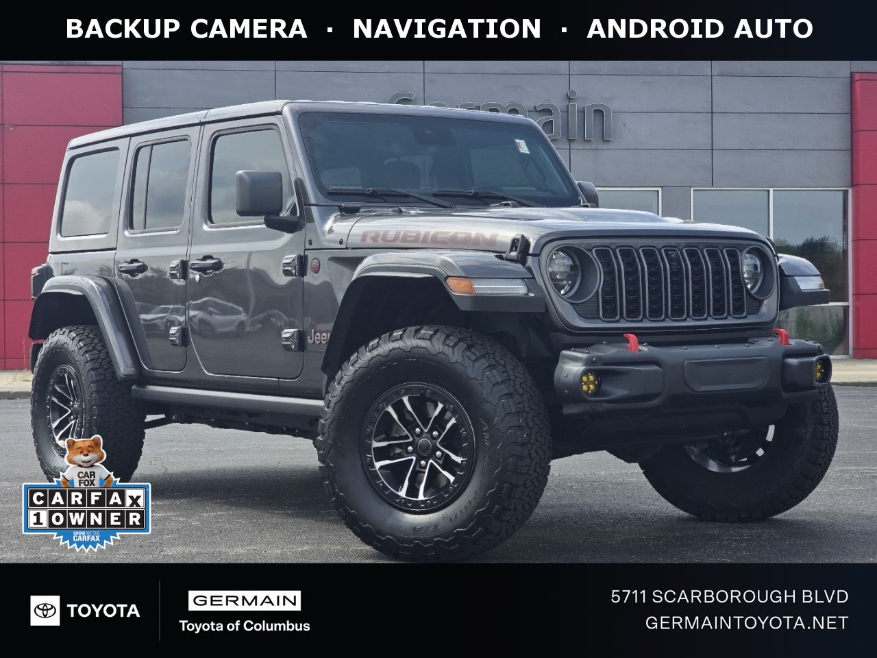 Gray (Granite Crystal Metallic Clearcoat) 2025 Jeep Wrangler SUV / Crossover Four-Wheel Drive 8-Speed Automatic