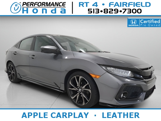 2017 Honda Civic Hatchback EX, HU224175, Photo 1