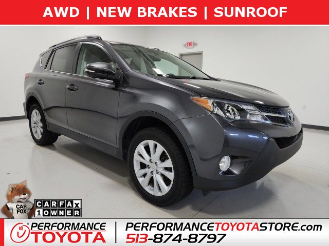 Used, 2015 Toyota RAV4 AWD 4-door Limited, Gray, FW385332A-1