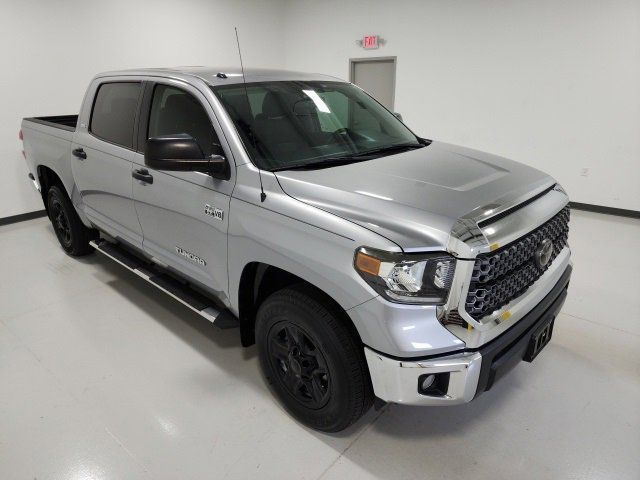 Certified, 2018 Toyota Tundra 4WD SR5 CrewMax 5.5' Bed 5.7L, Silver, JX752594-5