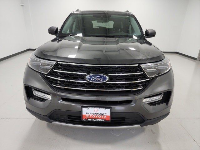 Used, 2020 Ford Explorer XLT 4WD, Gray, LGC64753-6