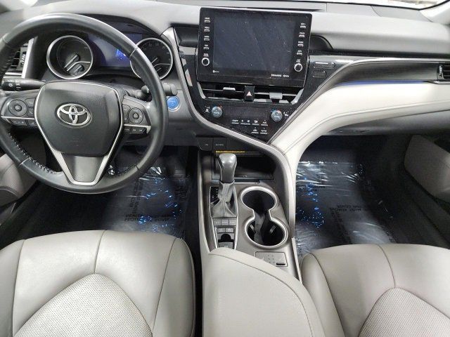 Used, 2021 Toyota Camry Hybrid XLE CVT, Silver, MU553073-2