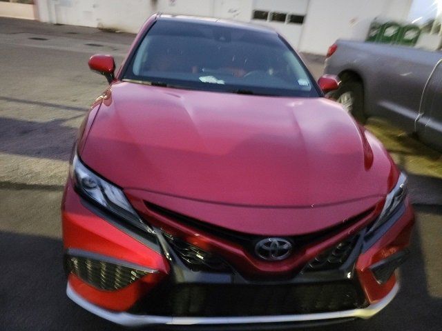 Used, 2021 Toyota Camry XSE Auto, Red, MU448630-2
