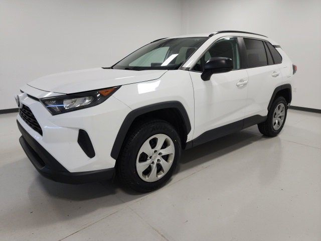 Used, 2021 Toyota RAV4 LE FWD, White, MC117429-5