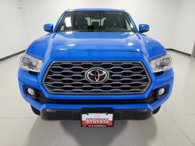 Used, 2021 Toyota Tacoma 4WD TRD Off Road Double Cab 5' Bed V6 AT, Blue, MM386345A-5