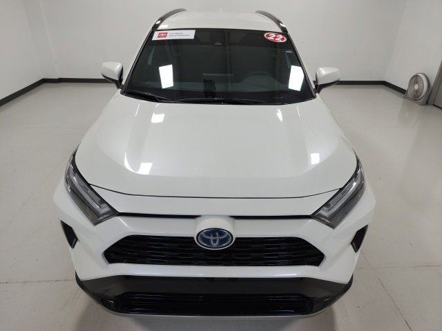 Certified, 2022 Toyota RAV4 Hybrid SE AWD, White, NU068627-4
