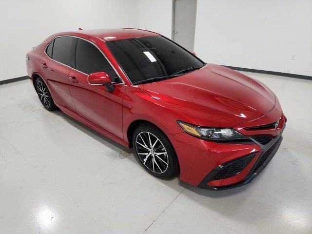 Certified, 2023 Toyota Camry SE Auto, Red, PU177511-5