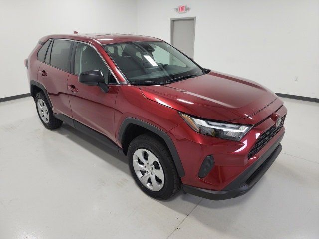 Certified, 2023 Toyota RAV4 LE FWD, Red, PW283745-6