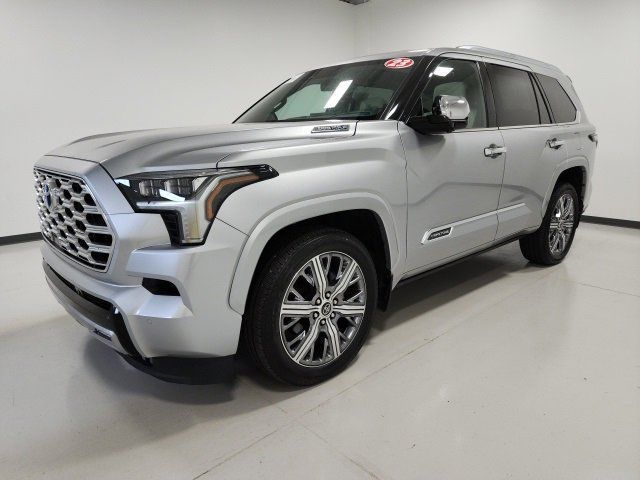 Used, 2023 Toyota Sequoia Capstone 4WD, Silver, PX020567-5