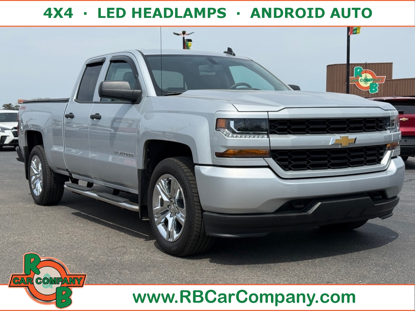 Other 2018 Chevrolet Silverado 1500 Custom Double Cab 4WD Pickup Truck Four-Wheel Drive 6-Speed Automatic