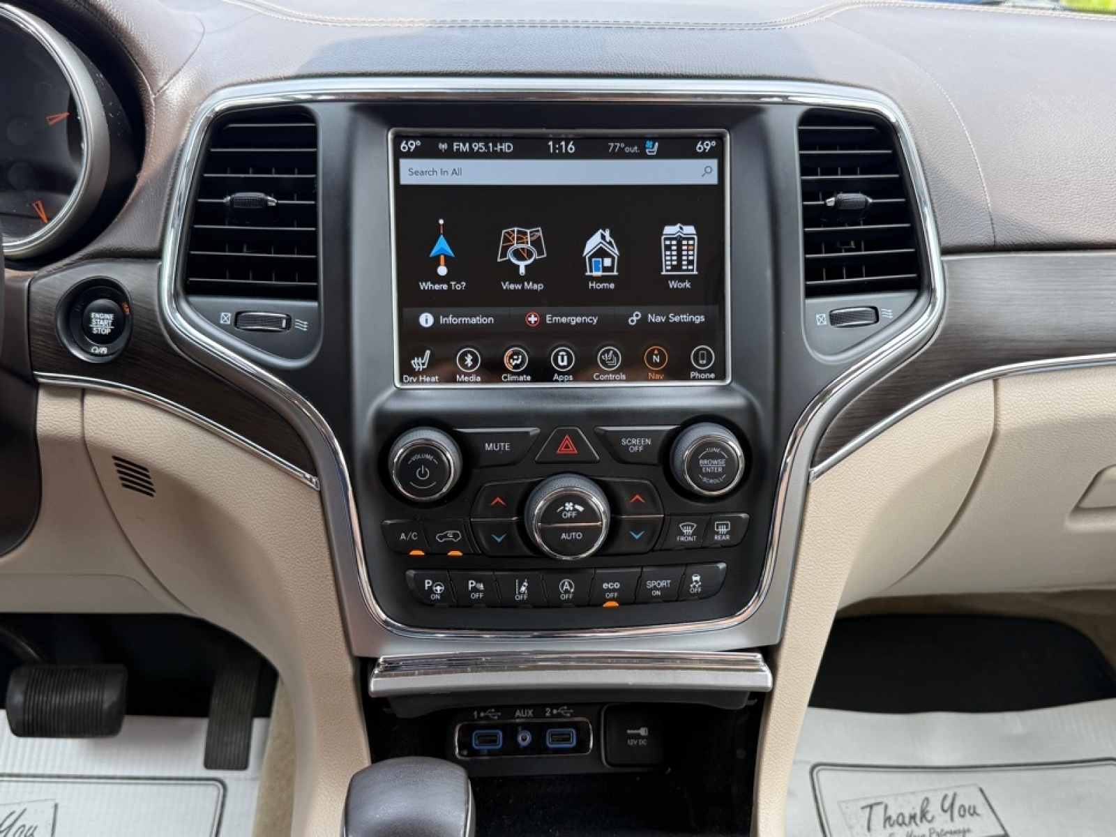 2018 Jeep Grand Cherokee Overland 4x4, 38530, Photo