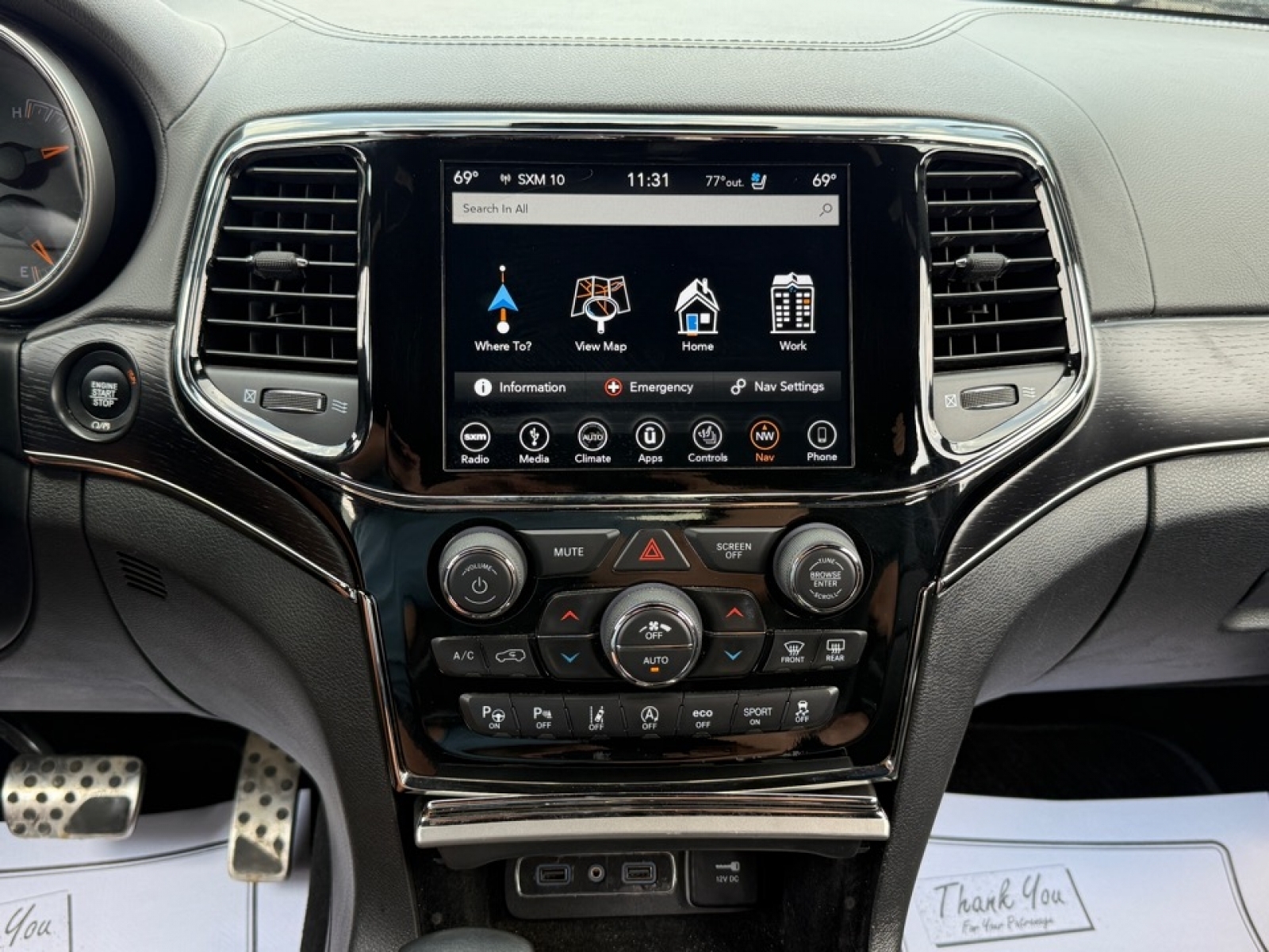 2019 Jeep Grand Cherokee Overland, 38502, Photo