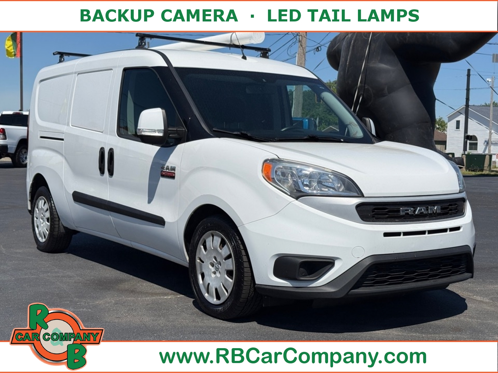 White 2019 RAM ProMaster City Tradesman SLT Cargo Van FWD Van Front-Wheel Drive Automatic