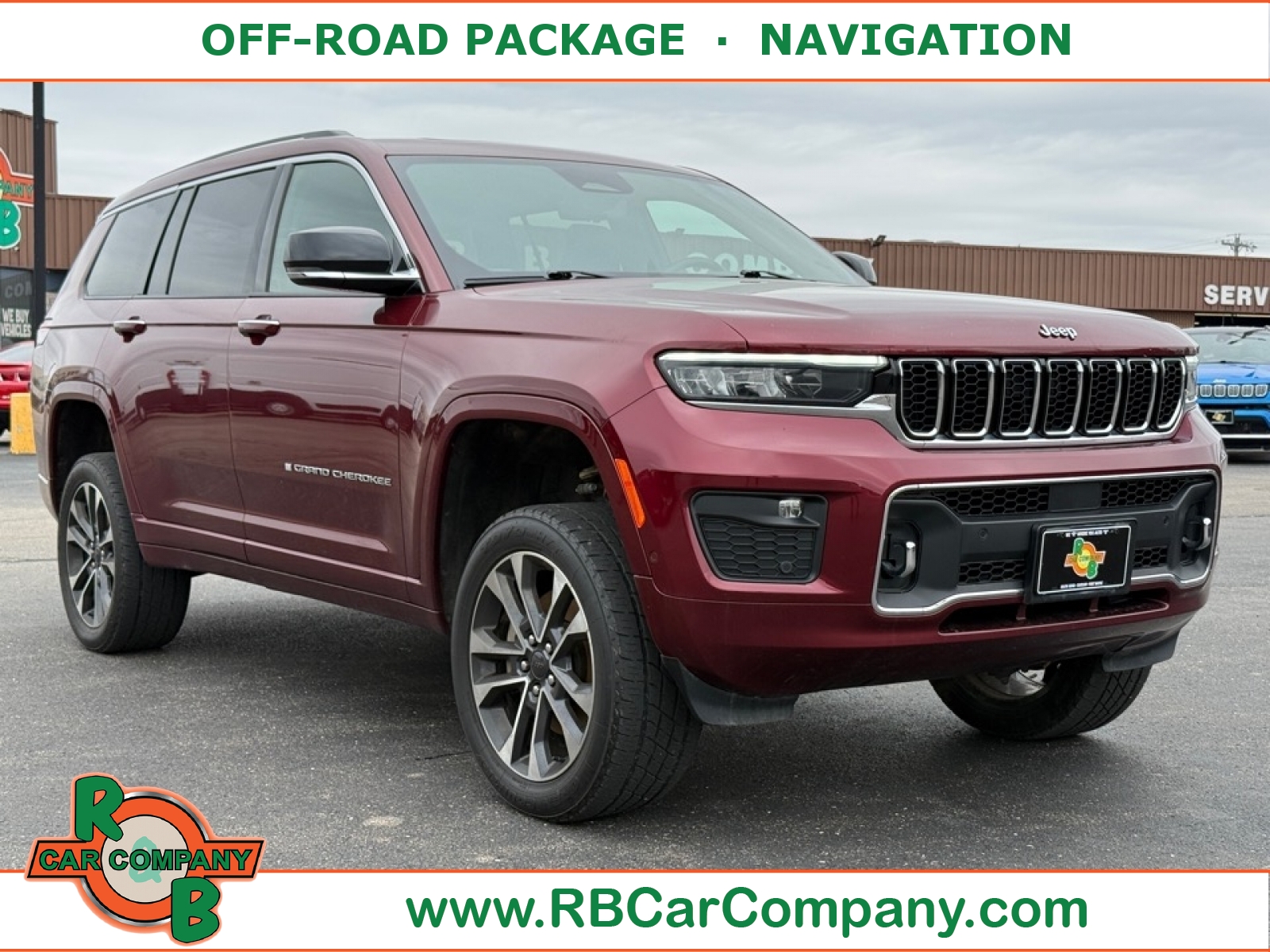 Red 2021 Jeep Grand Cherokee L Overland 4WD SUV / Crossover Four-Wheel Drive Automatic