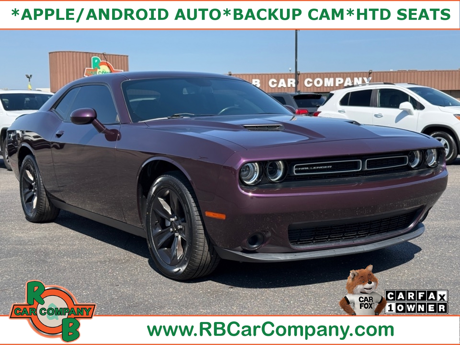 Purple 2022 Dodge Challenger SXT RWD Coupe Rear-Wheel Drive Automatic