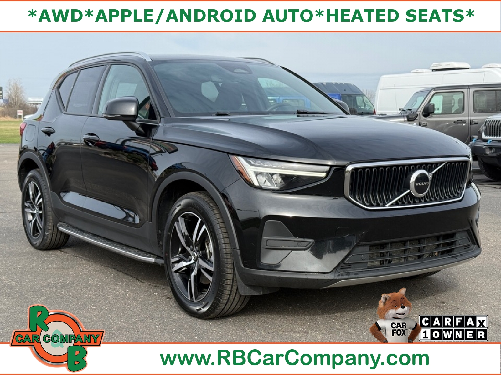Black 2023 Volvo XC40 B5 Core AWD SUV / Crossover All-Wheel Drive Automatic