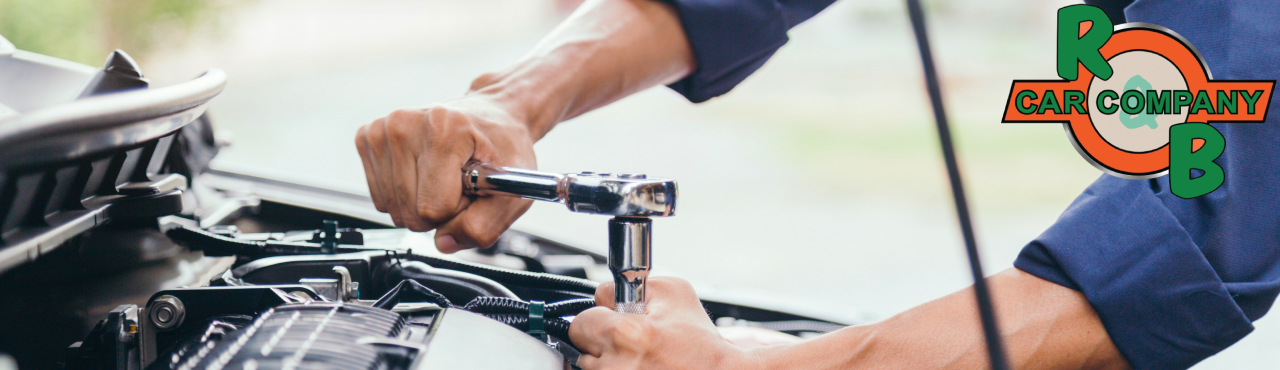 Car service being performed at RB Car Company 