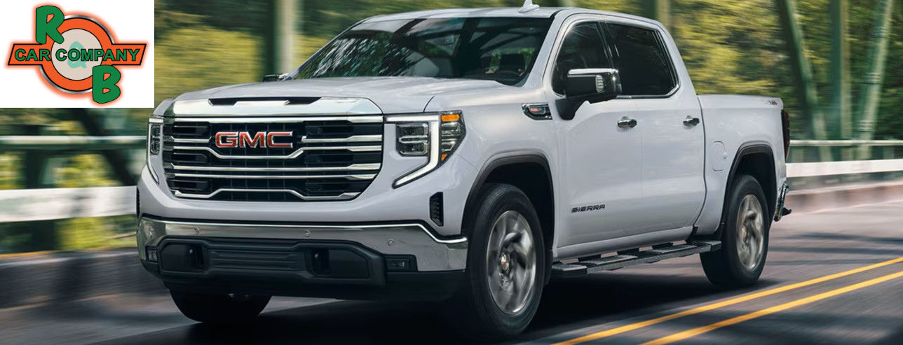 GMC Sierra 1500 pickup truck parked at R&B Car Company dealership