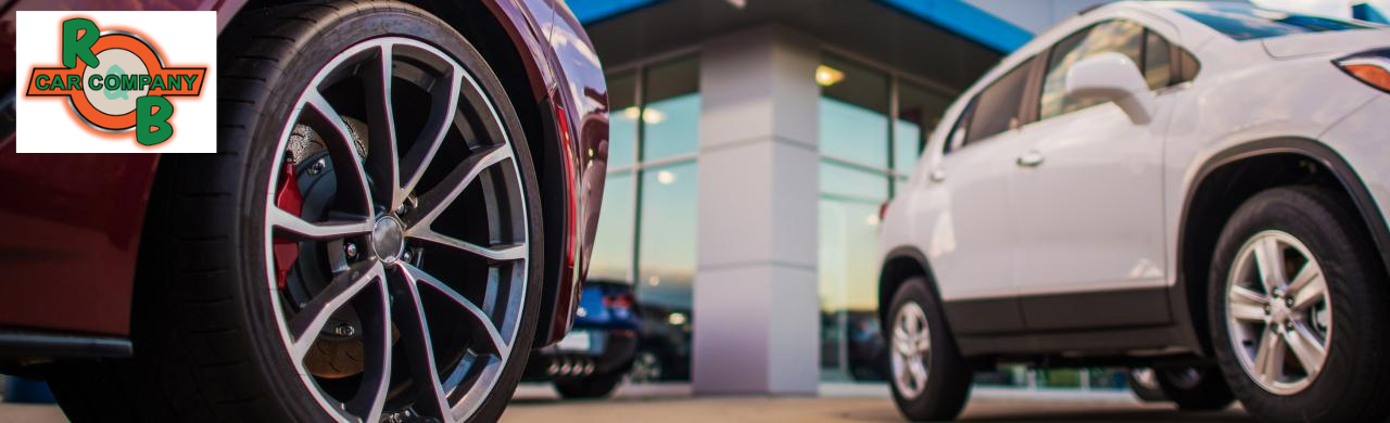Customer browsing used cars at R&B Car Company near Mishawaka Indiana
