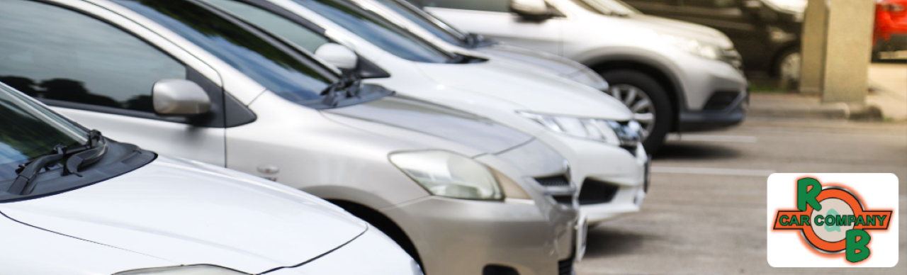 A variety of used cars on the lot at R&B Car Company near Mishawaka, Indiana, ready for test drives.