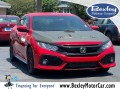 Used, 2017 Honda Civic Hatchback Sport, Red, BC3832-1