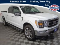 Used, 2021 Ford F-150 XLT, White, P18318-1