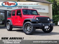 Used, 2014 Jeep Wrangler Unlimited 4WD 4dr Sport, Red, I242558B-1
